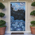 Prostate Cancer Awareness Aussie Indigenous Door Cover Blue Ribbon Aboriginal Arts