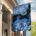 Prostate Cancer Awareness Aussie Indigenous Garden Flag Blue Ribbon Aboriginal Arts