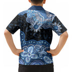 Prostate Cancer Awareness Aussie Indigenous Hawaiian Shirt Blue Ribbon Aboriginal Arts