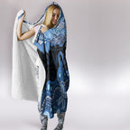 Prostate Cancer Awareness Aussie Indigenous Hooded Blanket Blue Ribbon Aboriginal Arts