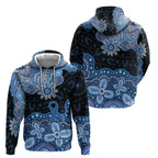 Prostate Cancer Awareness Aussie Indigenous Hoodie Blue Ribbon Aboriginal Arts