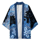 Prostate Cancer Awareness Aussie Indigenous Kimono Blue Ribbon Aboriginal Arts