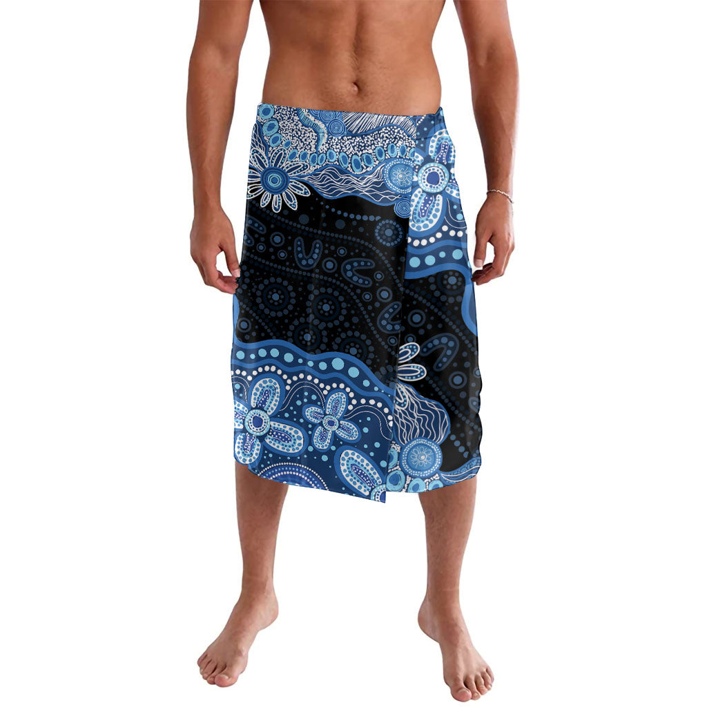 Prostate Cancer Awareness Aussie Indigenous Lavalava Blue Ribbon Aboriginal Arts