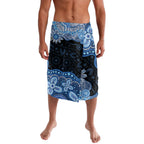 Prostate Cancer Awareness Aussie Indigenous Lavalava Blue Ribbon Aboriginal Arts