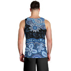 Prostate Cancer Awareness Aussie Indigenous Men Tank Top Blue Ribbon Aboriginal Arts