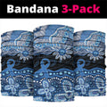 Prostate Cancer Awareness Aussie Indigenous Neck Gaiter Blue Ribbon Aboriginal Arts