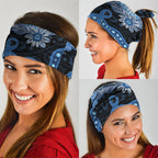 Prostate Cancer Awareness Aussie Indigenous Neck Gaiter Blue Ribbon Aboriginal Arts