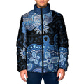Prostate Cancer Awareness Aussie Indigenous Padded Jacket Blue Ribbon Aboriginal Arts