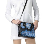 Prostate Cancer Awareness Aussie Indigenous Shoulder Handbag Blue Ribbon Aboriginal Arts