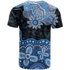 Prostate Cancer Awareness Aussie Indigenous T Shirt Blue Ribbon Aboriginal Arts