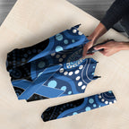 Prostate Cancer Awareness Aussie Indigenous Umbrella Blue Ribbon Aboriginal Arts