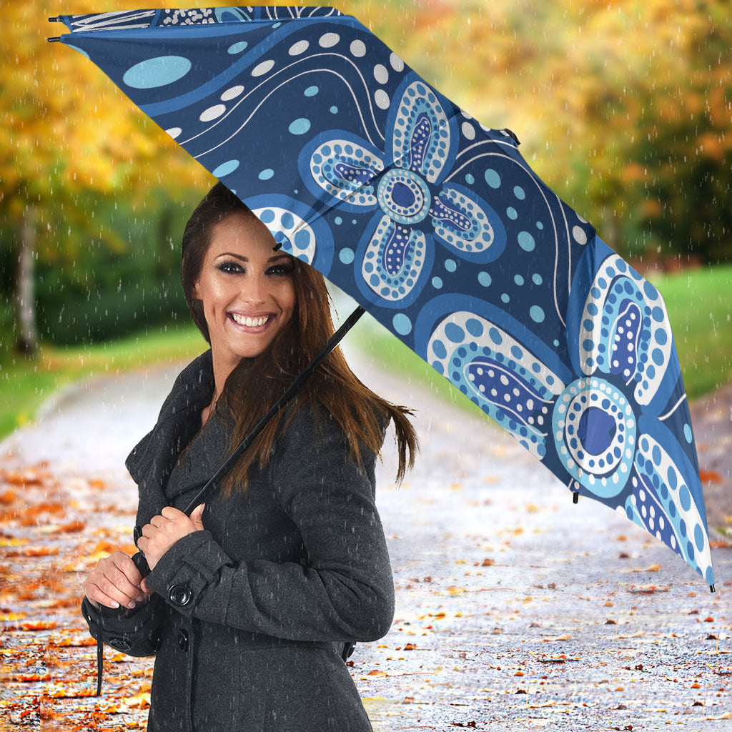 Prostate Cancer Awareness Aussie Indigenous Umbrella Blue Ribbon Aboriginal Arts