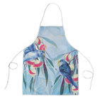 Australia Blue Budgie Marble Glaze Apron Cancer Awareness