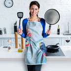 Australia Blue Budgie Marble Glaze Apron Cancer Awareness