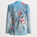 Australia Blue Budgie Marble Glaze Blazer Cancer Awareness