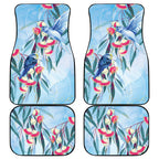 Australia Blue Budgie Marble Glaze Car Mats Cancer Awareness