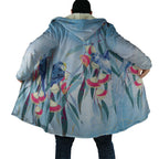 Australia Blue Budgie Marble Glaze Cloak Cancer Awareness