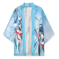 Australia Blue Budgie Marble Glaze Kimono Cancer Awareness