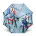 Australia Blue Budgie Marble Glaze Umbrella Cancer Awareness