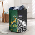 Rugby South Africa New Zealand Greatest Rivals Laundry Basket Tribal Motifs