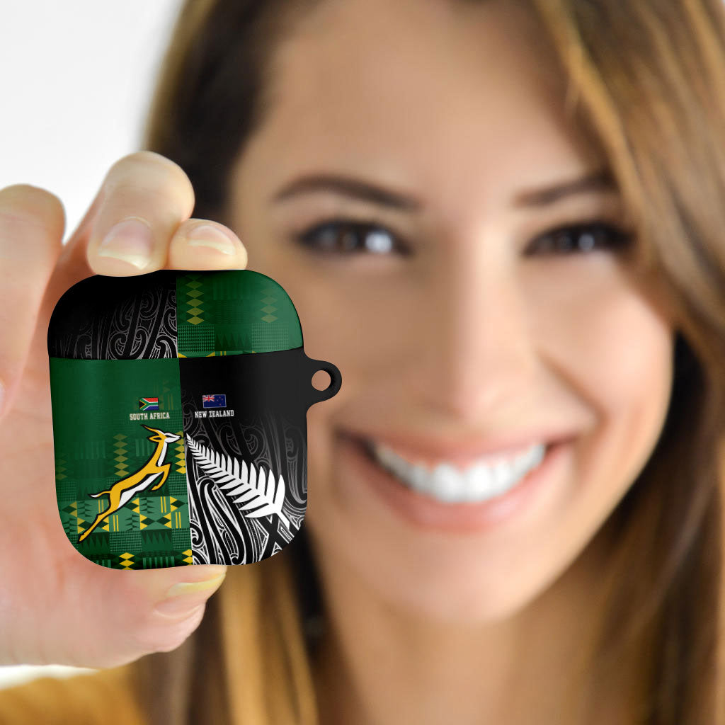 Rugby South Africa New Zealand Greatest Rivals AirPods Case Tribal Motifs