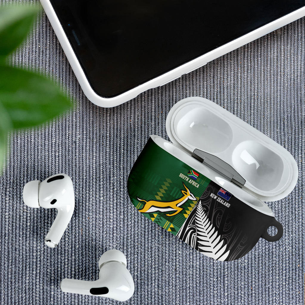Rugby South Africa New Zealand Greatest Rivals AirPods Case Tribal Motifs