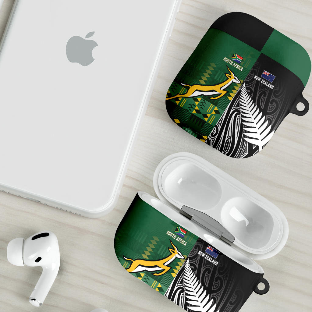Rugby South Africa New Zealand Greatest Rivals AirPods Case Tribal Motifs