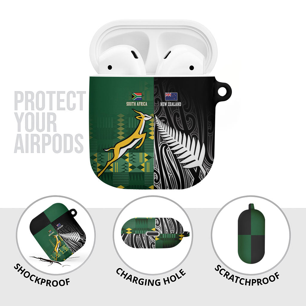 Rugby South Africa New Zealand Greatest Rivals AirPods Case Tribal Motifs