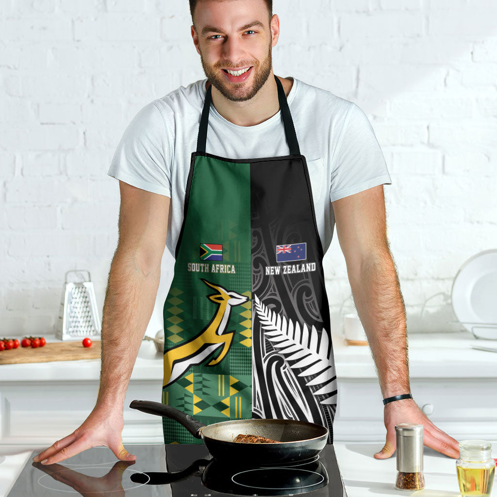Rugby South Africa New Zealand Greatest Rivals Apron Tribal Motifs