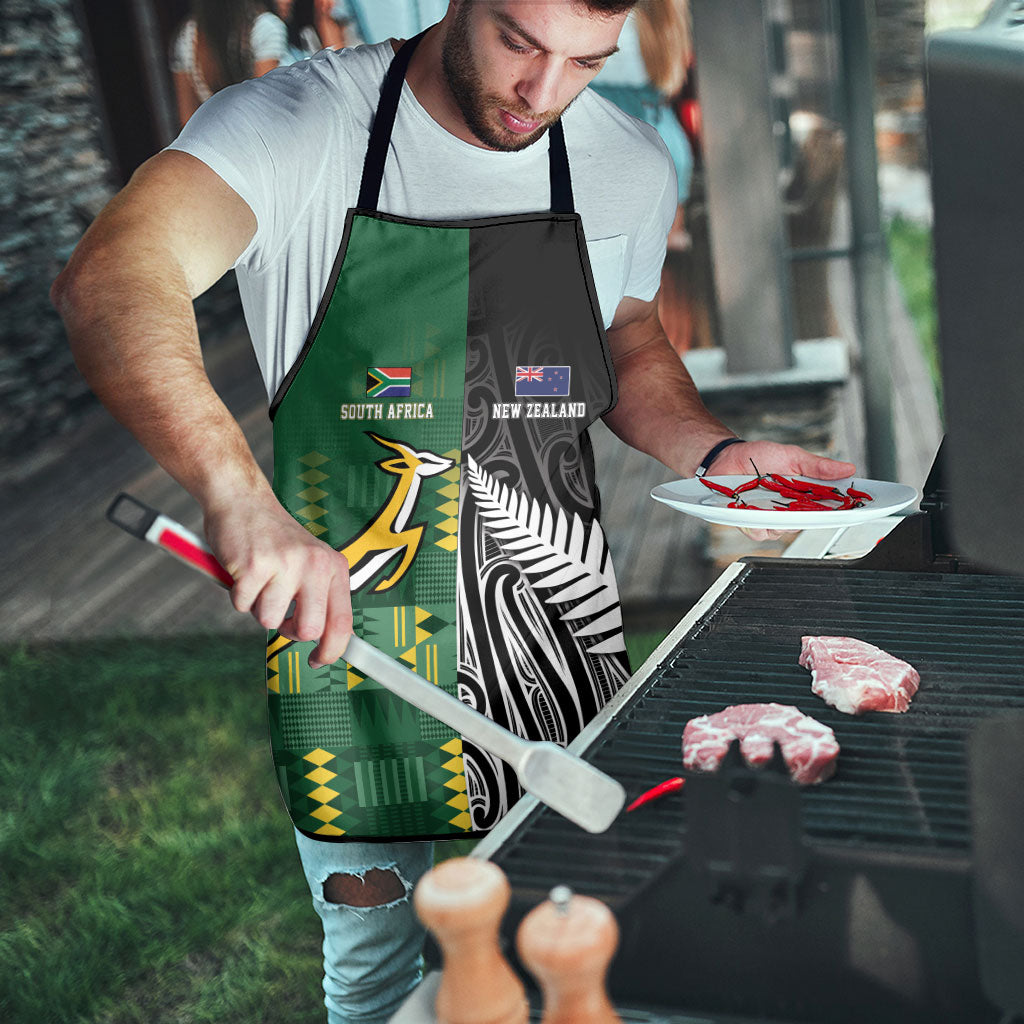 Rugby South Africa New Zealand Greatest Rivals Apron Tribal Motifs