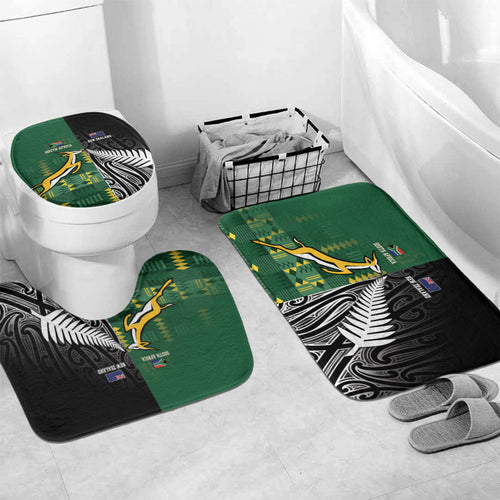 Rugby South Africa New Zealand Greatest Rivals Bathroom Set Tribal Motifs
