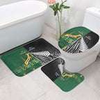 Rugby South Africa New Zealand Greatest Rivals Bathroom Set Tribal Motifs