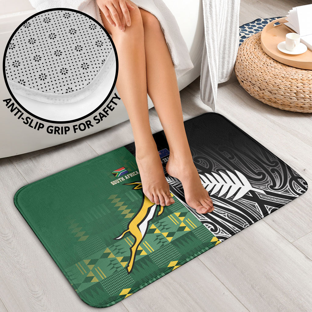 Rugby South Africa New Zealand Greatest Rivals Bathroom Set Tribal Motifs