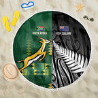 Rugby South Africa New Zealand Greatest Rivals Beach Blanket Tribal Motifs