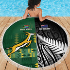 Rugby South Africa New Zealand Greatest Rivals Beach Blanket Tribal Motifs