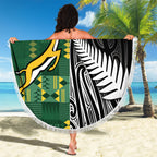 Rugby South Africa New Zealand Greatest Rivals Beach Blanket Tribal Motifs