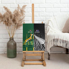 Rugby South Africa New Zealand Greatest Rivals Canvas Wall Art Tribal Motifs