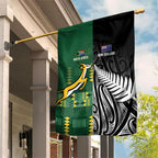 Rugby South Africa New Zealand Greatest Rivals Garden Flag Tribal Motifs