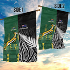 Rugby South Africa New Zealand Greatest Rivals Garden Flag Tribal Motifs