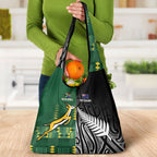 Rugby South Africa New Zealand Greatest Rivals Grocery Bag Tribal Motifs