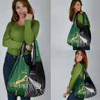 Rugby South Africa New Zealand Greatest Rivals Grocery Bag Tribal Motifs