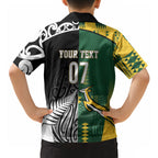 Custom Rugby South Africa New Zealand Greatest Rivals Hawaiian Shirt Tribal Motifs