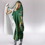 Rugby South Africa New Zealand Greatest Rivals Hooded Blanket Tribal Motifs
