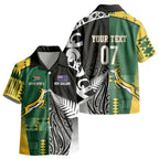Custom Rugby South Africa New Zealand Greatest Rivals Kid Hawaiian Shirt Tribal Motifs