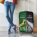 Rugby South Africa New Zealand Greatest Rivals Luggage Cover Tribal Motifs