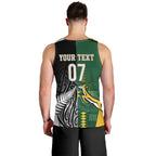 Custom Rugby South Africa New Zealand Greatest Rivals Men Tank Top Tribal Motifs