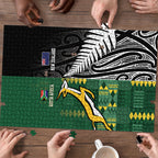 Rugby South Africa New Zealand Greatest Rivals Puzzle Tribal Motifs