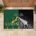 Rugby South Africa New Zealand Greatest Rivals Rubber Doormat Tribal Motifs