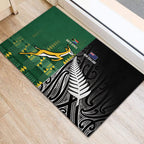 Rugby South Africa New Zealand Greatest Rivals Rubber Doormat Tribal Motifs