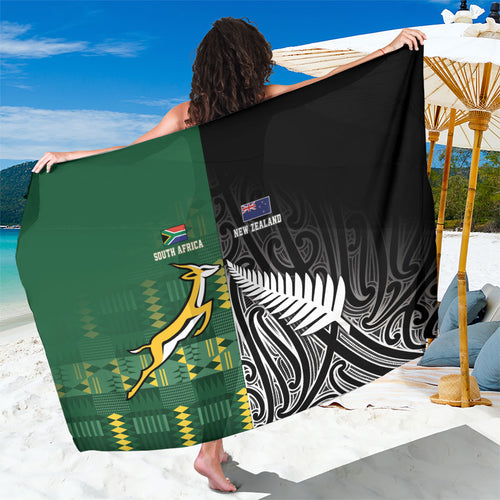 Rugby South Africa New Zealand Greatest Rivals Sarong Tribal Motifs
